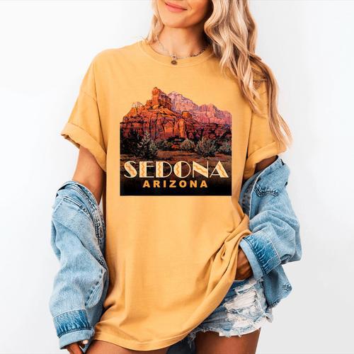 Sedona s Sedona Arizona Shirts T-Shirt Women's Comfort Colors T-Shirt - Bostonterriersmerch.com DE