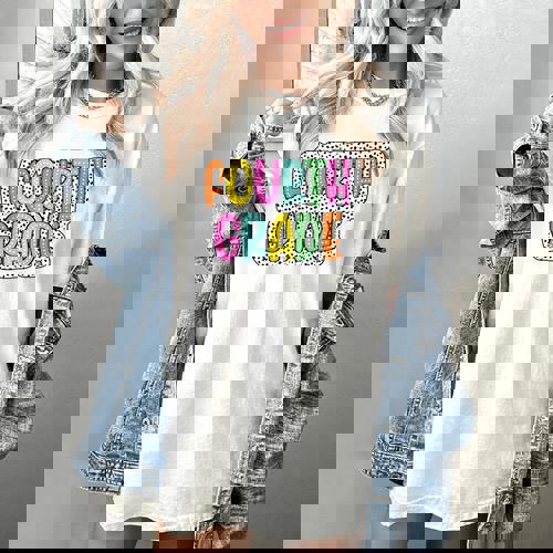 4th Grade Back To School Dalmatian Dots Teacher Student Women&#x27;s Comfort Colors T-Shirt - teacherstshirts.com