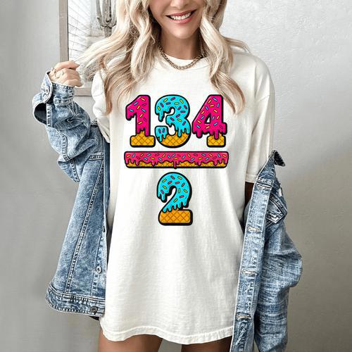67 Ice Cream Drip Meme Division Math Teacher Gen Alpha Slang Women's Comfort Colors T-Shirt - teacherstshirts.com UK