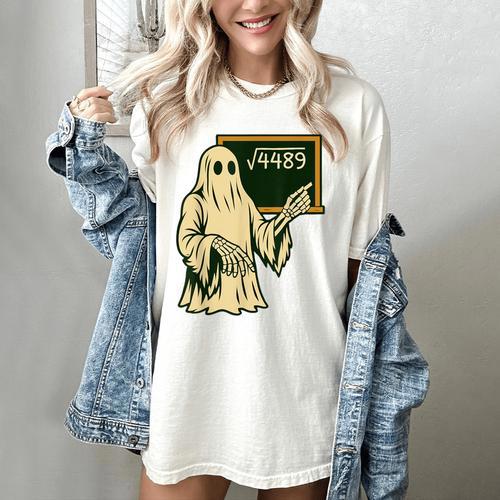 67 Meme Square Root 4489 Slang Math Teacher Skeleton Women's Comfort Colors T-Shirt - teacherstshirts.com