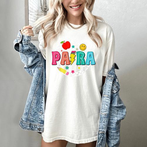 Back To School Para For Men Women Teacher Women's Comfort Colors T-Shirt - teacherstshirts.com