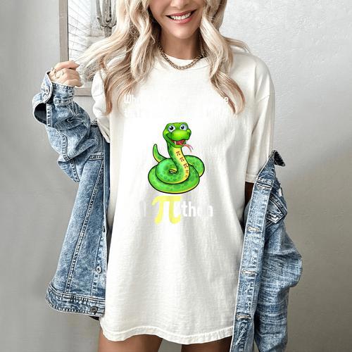 Pi Day Puns Pithon Math Teacher Jokes Women Men Kids Women's Comfort Colors T-Shirt - teacherstshirts.com