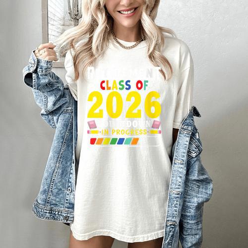 Retirement Primary Elementary Teacher 2026 Retiring Progress Women's Comfort Colors T-Shirt - teacherstshirts.com DE