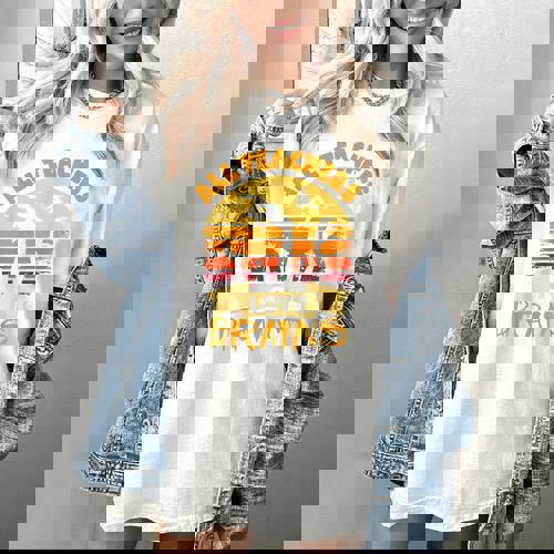 Teacher Shirts Halloween All Teachers Love Brains Women&#x27;s Comfort Colors T-Shirt - teacherstshirts.com