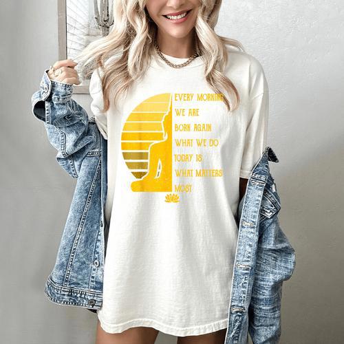 Yoga Meditation Buddha Yoga Teacher T-Shirt Women's Comfort Colors T-Shirt - teacherstshirts.com