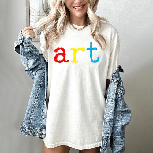 Art Teacher Artists Women's Comfort Colors T-Shirt - teacherstshirts.com