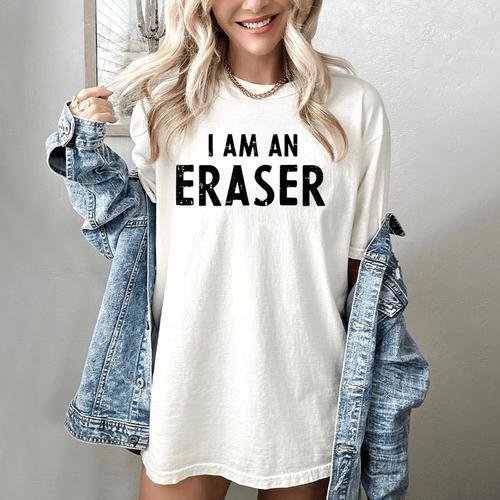 Halloween Teacher Im An Eraser Costume Kids Men Women Women's Comfort Colors T-Shirt - teacherstshirts.com