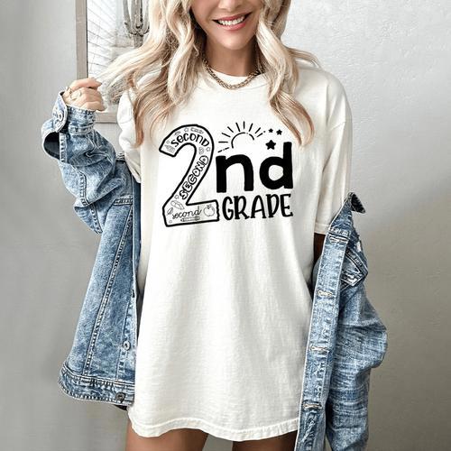 Hello On To 2nd Grade Teachers Boys And Team Secound Grade Women's Comfort Colors T-Shirt - teacherstshirts.com UK