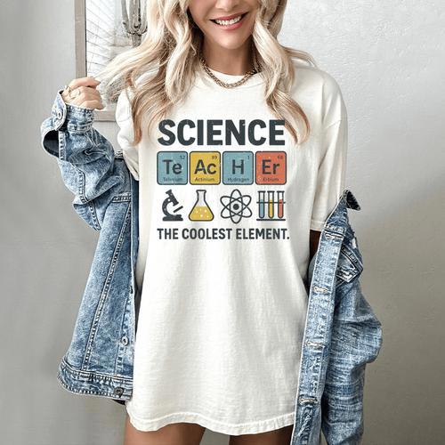 Science Teacher Periodic Table Jokes Chemistry Pun Women's Comfort Colors T-Shirt - teacherstshirts.com AU