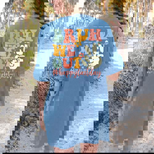 Bruh We Out Teacher Retro Last Day Of School Boys Girls Kids Women&#x27;s Comfort Colors T-Shirt Back Print - teacherstshirts.com