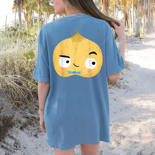 The Cool Bean Good Egg Teacher Halloween Costume Food Group Women's Comfort Colors T-Shirt Back Print - teacherstshirts.com AU