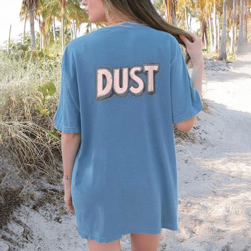 Dust Bunny Halloween Pun Costume Easy Lazy Teacher Women's Comfort Colors T-Shirt Back Print - teacherstshirts.com UK