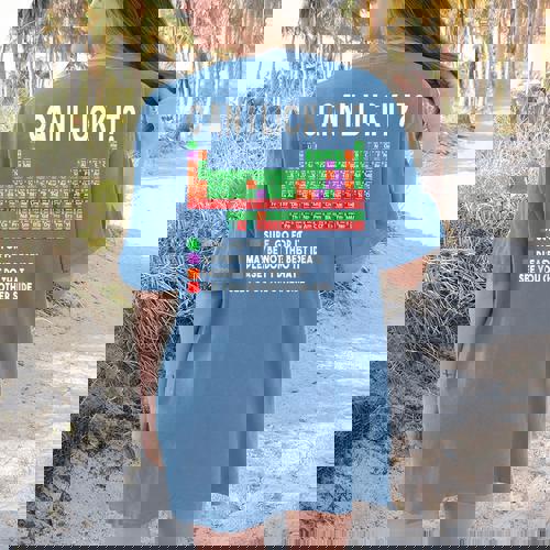 Can I Lick It Periodic Table Science Teacher Boy And Girls Women&#x27;s Comfort Colors T-Shirt Back Print - teacherstshirts.com