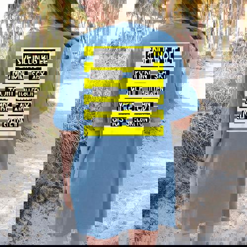 Spelling Bee Pun Halloween Costume For Teachers Women&#x27;s Comfort Colors T-Shirt Back Print - teacherstshirts.com