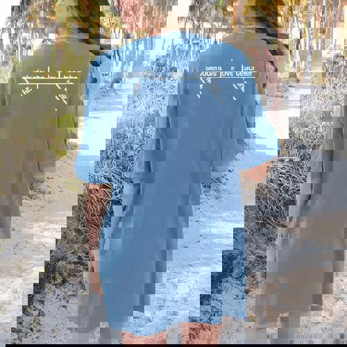 Teacher Appreciation Diagrammed Sentence Tshirt Women&#x27;s Comfort Colors T-Shirt Back Print - teacherstshirts.com