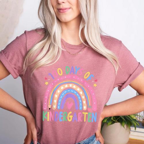 100th Day Of Kindergarten Teacher Kids 100 Days Smarter Women's Heather T-Shirt - teacherstshirts.com