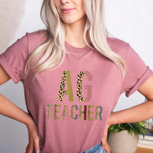 AG Teacher Farmer Life Agriculture Teacher Women's Heather T-Shirt - teacherstshirts.com