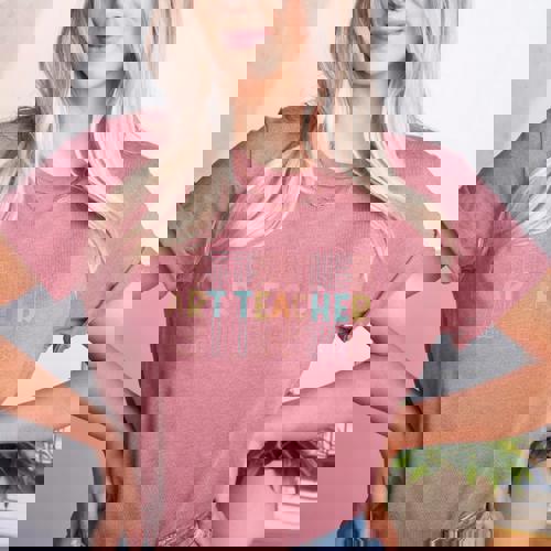 Art Teacher Artist Teacher School Teaching Future Artists Women&#x27;s Heather T-Shirt - teacherstshirts.com