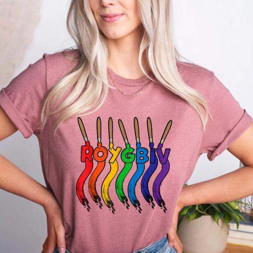 Art Teacher For Women Art Teacher Clothes Women's Heather T-Shirt - teacherstshirts.com