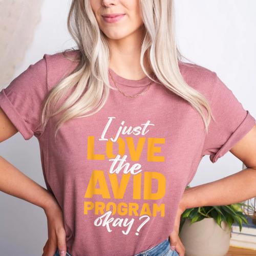 AVID Team Appreciation Essentials AVID Program Teacher Women's Heather T-Shirt - teacherstshirts.com AU
