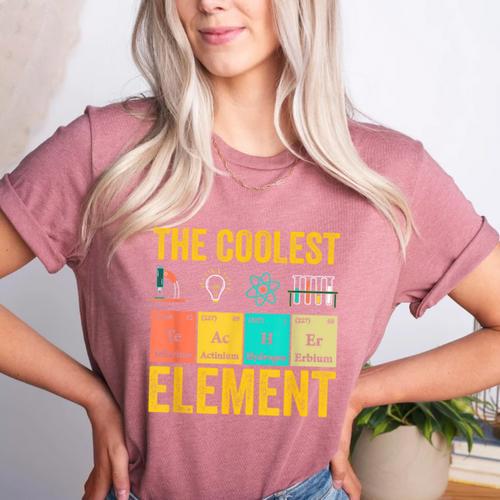Chemistry Teacher Element Science Student Chemist Women's Heather T-Shirt - teacherstshirts.com
