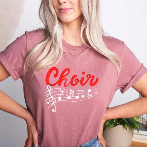 Choir Chorister Choir Teacher Choir Director Women's Heather T-Shirt - teacherstshirts.com UK