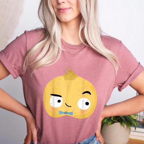 The Cool Bean Good Egg Teacher Halloween Costume Food Group Women's Heather T-Shirt - teacherstshirts.com UK