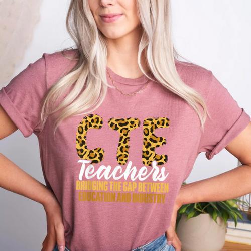 CTE Teacher Middle School High School Teach Career Men Women Women's Heather T-Shirt - teacherstshirts.com