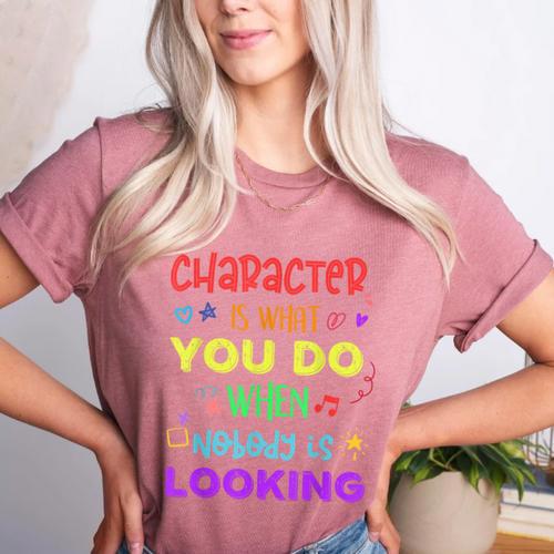 Growth Mindset Teacher Positive Message Inspirational Quote Women's Heather T-Shirt - teacherstshirts.com AU