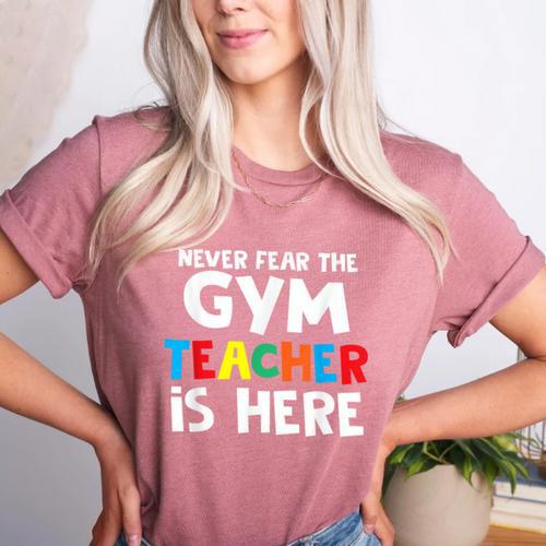 Gym Teacher Back To School Teacher Shirts For Men Women Girls Kids Women's Heather T-Shirt - teacherstshirts.com AU