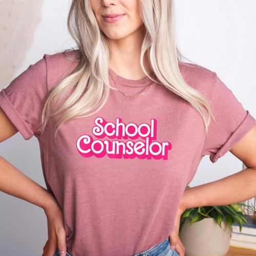 School Counselor Back To School Teacher Life Women's Heather T-Shirt - teacherstshirts.com UK
