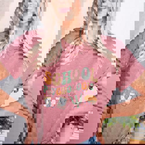 School Psychologist Teacher Psychology School Psychologist Women&#x27;s Heather T-Shirt - teacherstshirts.com