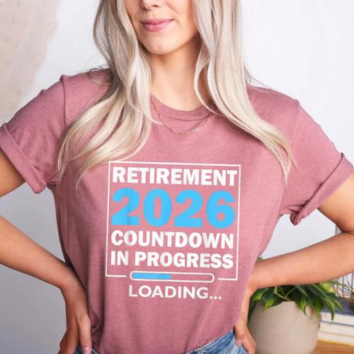 Teacher Retirement Class Of 2026 Loading Retired Women's Heather T-Shirt - teacherstshirts.com UK