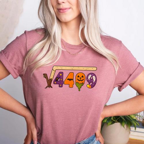 67 Meme Math Teacher 6 7 Halloween Square Root 4489 Women's Heather T-Shirt - teacherstshirts.com AU