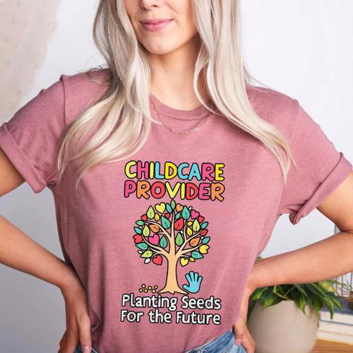 Childcare Provider Job Daycare Provider Daycare Teacher Women's Heather T-Shirt - teacherstshirts.com AU