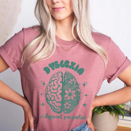 Dyslexia A Different Perspective Dyslexia Specialist Teacher Women's Heather T-Shirt - teacherstshirts.com UK