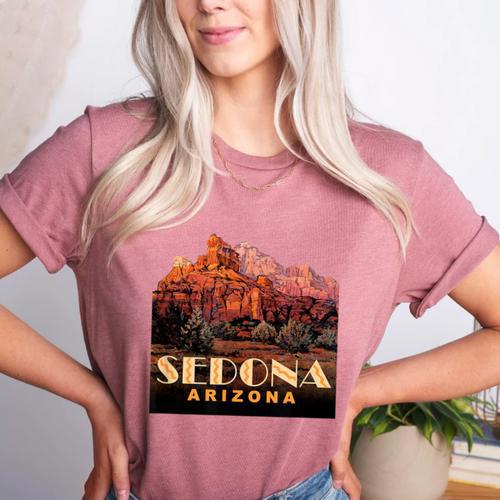 Sedona s Sedona Arizona Shirts T-Shirt Women's Heather T-Shirt - Bostonterriersmerch.com UK