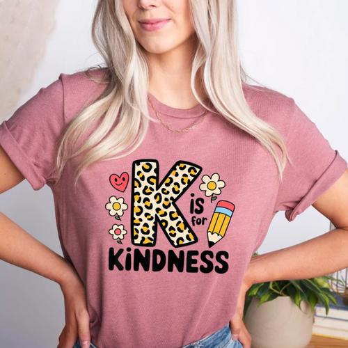 Unity Day Design Kindness Orange Teacher Kids Be Kind Women's Heather T-Shirt - teacherstshirts.com