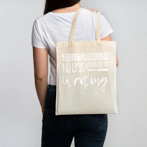 Author Journalist Teacher Writing Canvas Tote Bag - teacherstshirts.com AU