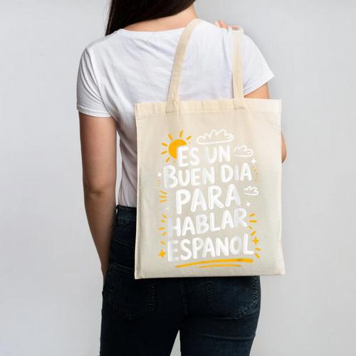 Bilingual Teacher Maestra Spanish Teacher Canvas Tote Bag - teacherstshirts.com AU