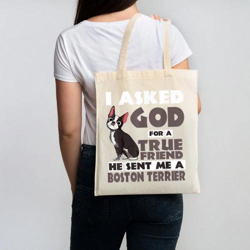 Boston Terrier American Gentleman Non-Sporting Dog Lover Canvas Tote Bag - Bostonterriersmerch.com UK