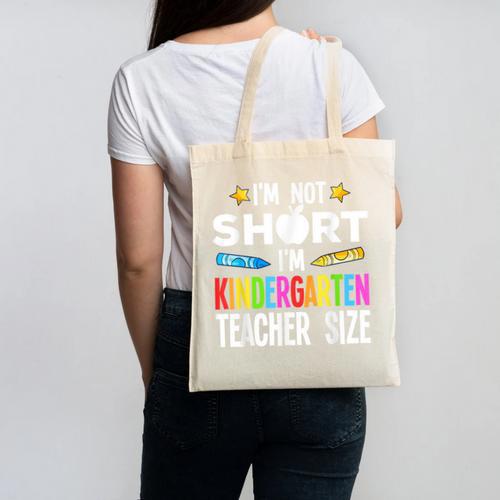 Cool Kindergarten Teacher Art For Men Women Preschool Kinder Canvas Tote Bag - teacherstshirts.com CA