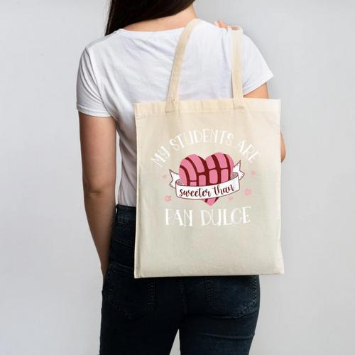 Cute Spanish Teacher Dual Language Bilingual Teacher Men Women Canvas Tote Bag - teacherstshirts.com AU