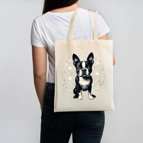 Dog Boston Terrier For Men Women Canvas Tote Bag - Bostonterriersmerch.com DE
