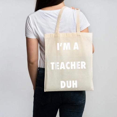 Easy Halloween Teacher Costume Shirt For Men Women Kids Canvas Tote Bag - teacherstshirts.com UK