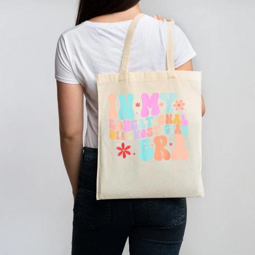 In My Educational Diagnostician Era Learning Support Teacher Canvas Tote Bag - teacherstshirts.com AU