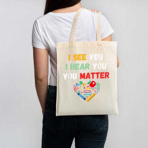 Emotional Intelligence Quote For School Counselor Teacher Canvas Tote Bag - teacherstshirts.com UK