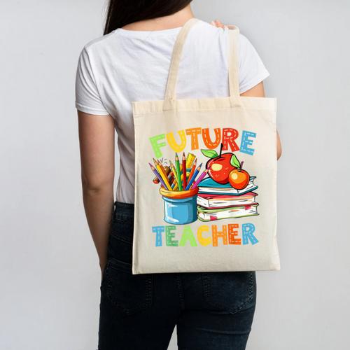 Future Teacher Costume For Kids Back To School Boy Girl Canvas Tote Bag - teacherstshirts.com