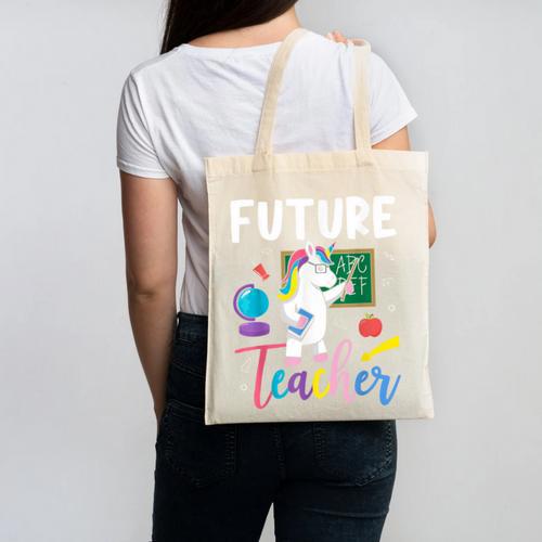 Future Teacher School Teacher Female Canvas Tote Bag - teacherstshirts.com