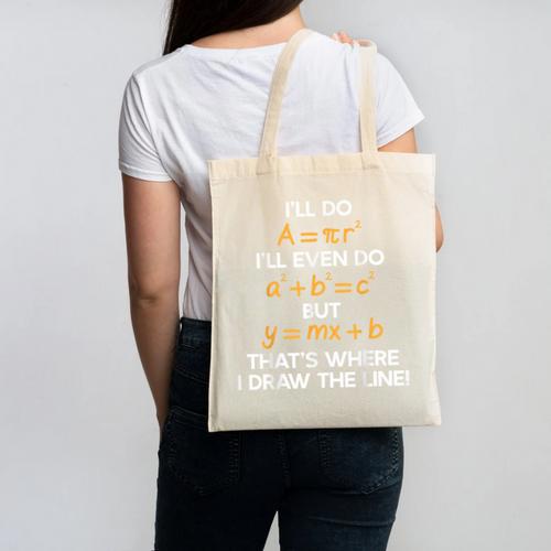I'Ll Do Math Formula Math Puns For Students Teachers Canvas Tote Bag - teacherstshirts.com UK